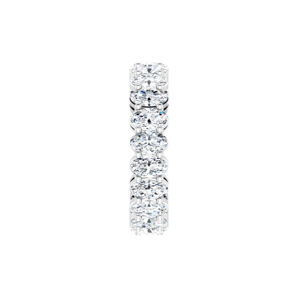 Oval Cut Diamond Eternity Band