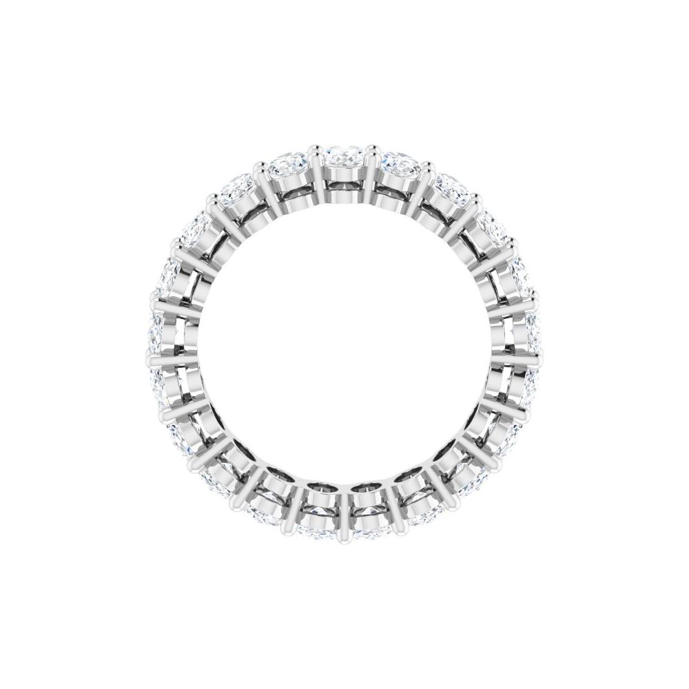 Oval Cut Diamond Eternity Band