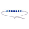 18K WHITE GOLD BLUE SAPPHIRE BRACELET