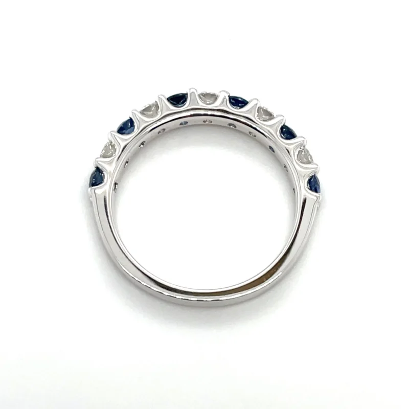 sapphire diamond ring band from donna jewelry chicago