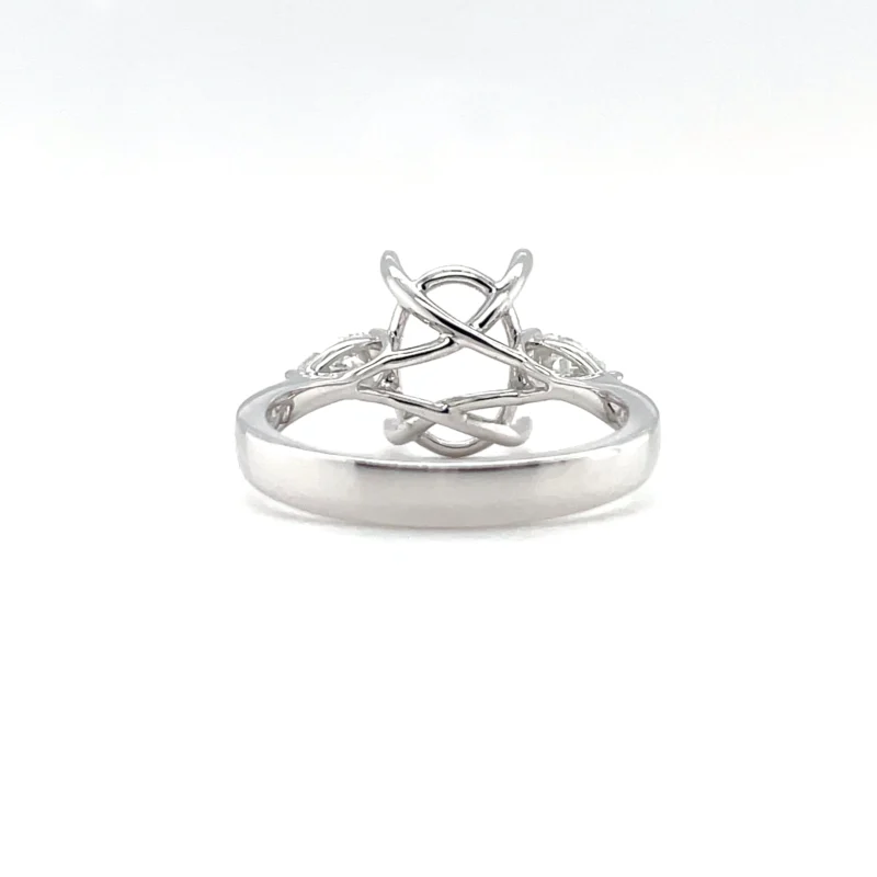 pear diamond engagement ring from donna jewelry chicago