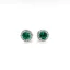 emerald diamond earrings from donna jewelry chicago