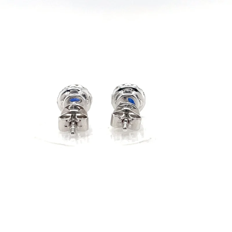 sapphire diamond earrings from donna jewelry chicago