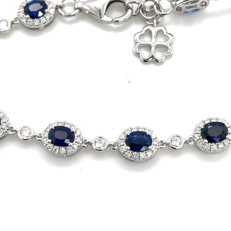 sapphire diamond bracelet from donna jewelry chicago