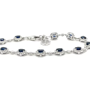 sapphire diamond bracelet from donna jewelry chicago