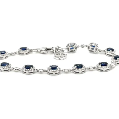 sapphire diamond bracelet from donna jewelry chicago