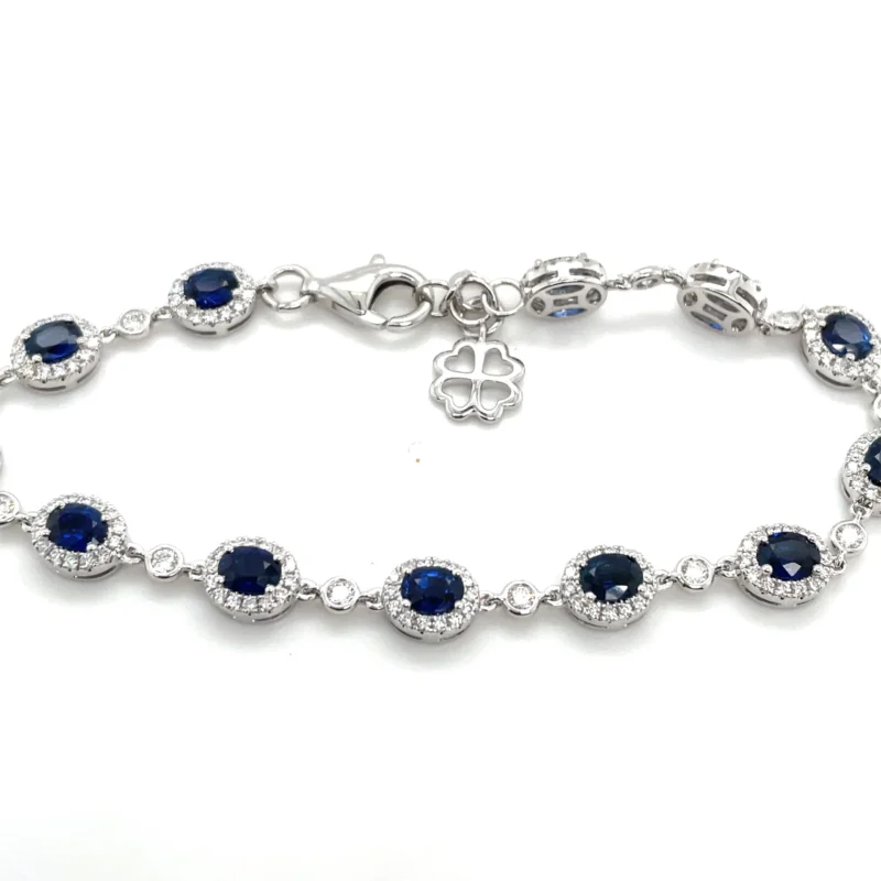 sapphire diamond bracelet from donna jewelry chicago