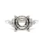 3 stone 2ct engagement ring from donna jewelry in chicago
