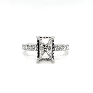 emerald cut radiant cut engagement ring