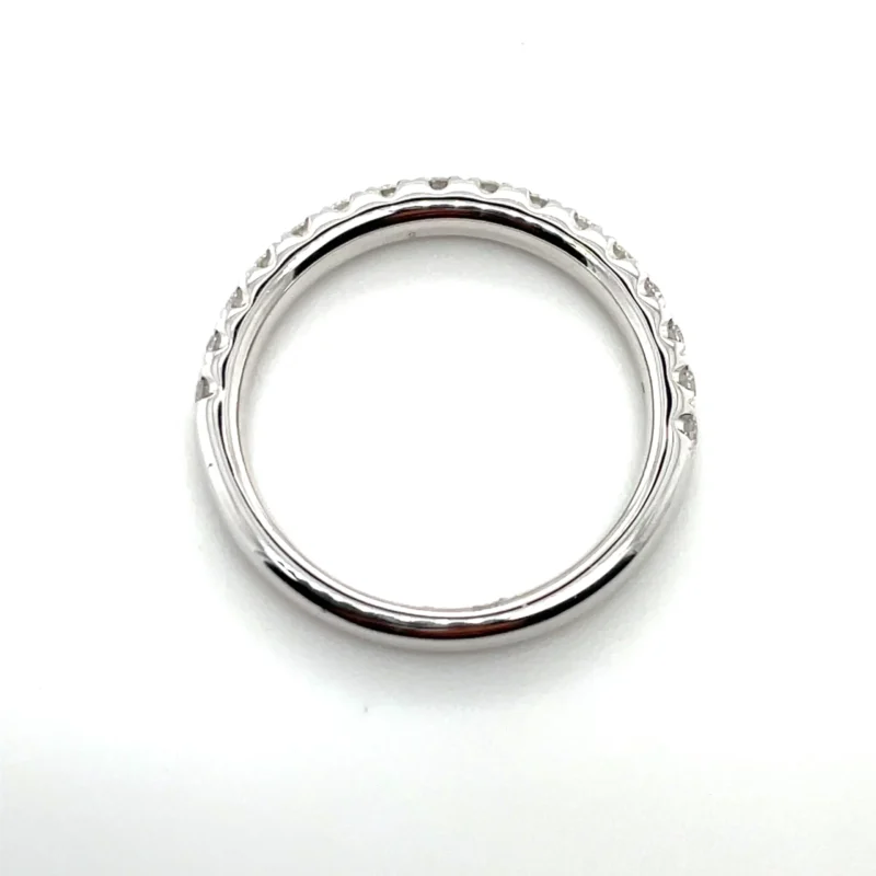 white gold diamond wedding band