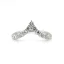 diamond anniversary ring v shaped chevron from donna jewelry chicago