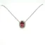 Tourmaline and diamond necklace
