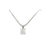 cushion diamond necklace lab grown