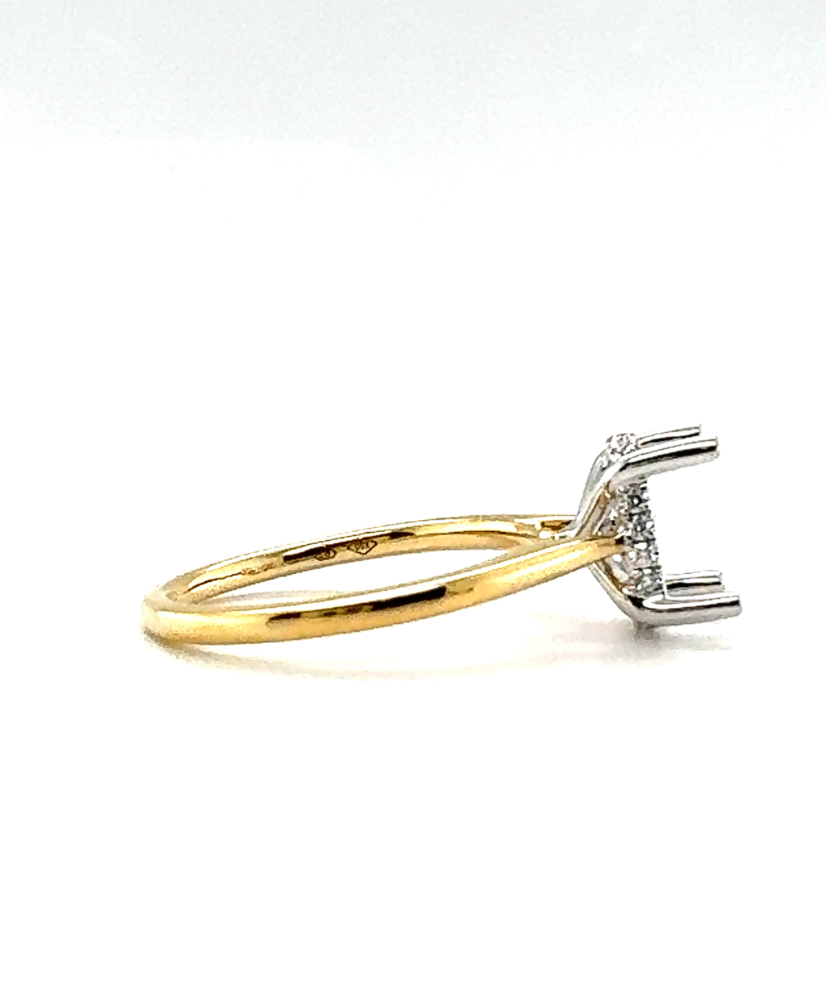 oval diamond engagement ring mounting