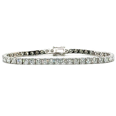 lab grown diamonds tennis bracelet