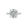 Round Brilliant Cut 3.56ct. E color VS1 clarity IGI Lab-Grown Diamond Engagement Ring