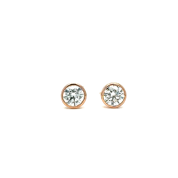 lab grown diamond stud earrings