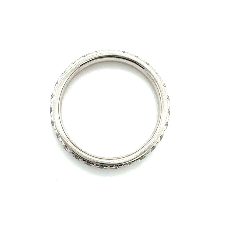 18k White Gold Lab-Grown Diamond Eternity Band